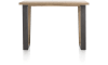 H&H - Metalox - Industriel - table de bar 160 x 90 cm (hauteur: 92 cm)