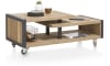 Henders & Hazel - Metalo - Industriel - table basse 120 x 60 cm + 1-niche