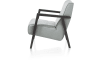 XOOON - Bueno - Skandinavisches Design - Sessel mit Holz Armlehne vintage clay / white / black
