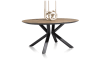 XOOON - Fresno - Industriel - table 160 x 120 cm - placage droit