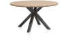 XOOON - Colombo - Industriel - table ronde 150 cm chene massif + mdf