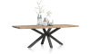 H&H - Quebec - Pur - table 240 x 110 cm - pieds en metal