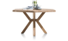 Henders & Hazel - Quebec - Pur - table 150 x 130 cm - pieds en bois