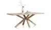 Henders & Hazel - Quebec - Pur - table 240 x 110 cm - pieds en bois