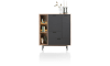 XOOON - Torano - Design minimaliste - highboard 125 cm - 2-portes + 2-tiroirs + 3-niches (+ LED)