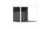 XOOON - Modulo - Design minimaliste - panneau arriere + etagere - 45 cm - 1 niveau