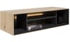 XOOON - Elements - Design minimaliste - box 30 x 120 cm. - bois - a suspendre + 4-niches + led