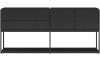 XOOON - Modulo - Minimalistisches Design - Sideboard 180 cm - 2-Tueren + 2-Laden - 2 Niveau