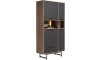 XOOON - Torano - Minimalistisches Design - Schrank 100 cm - 4-Türen + 1-Lade + 2-Nischen (+ LED)