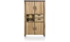 Henders & Hazel - Farmland - Rural - armoire 120 cm - 4-portes + 2-tiroirs + 2-niches (+ LED)