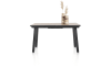 Henders & Hazel - Avalox - Industriel - table de bar à rallonge 160 (+ 50) x 98 cm