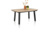 Henders & Hazel - Pavarotti - table à rallonge 160 (+ 50) x 110 cm