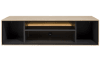 XOOON - Elements - Minimalistisches Design - Box 30 x 120 cm. - Holz - zum aufhängen + 4-Nischen + Led