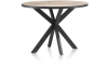 H&H - Avalox - Industriel - table de bar ronde 130 x 110 cm