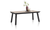 Henders & Hazel - Avalox - Industriel - table à rallonge 160 (+ 50) x 98 cm