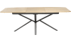 H&H - Home - table à rallonge - 160 (+ 60 cm.) x 110 cm.