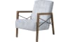 Henders & Hazel - Northon - Natuerlich - Sessel mit Holz Armlehne vintage clay / white / black