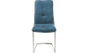 H&H - Milva - Industriel - chaise - pied traineau inox carre
