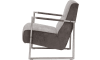 XOOON - Bueno - Skandinavisches Design - Sessel mit edelstahl Armlehne