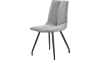 XOOON - Artella - design Scandinave - chaise noir 4 pieds