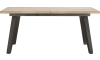 XOOON - Kinna - Scandinavisch design - uitschuiftafel 180 (+ 50) x 100 cm - geheel hout
