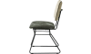 XOOON - Otis - design Scandinave - chaise - cadre noir - combinaison Kibo / Fantasy