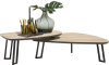 XOOON - Darwin - Design minimaliste - table basse 110 x 80 cm + partie pivotante