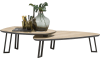 XOOON - Darwin - Design minimaliste - table basse 110 x 80 cm + partie pivotante