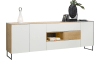 XOOON - Darwin - Design minimaliste - buffet 3-portes + 3-tiroirs + 1-niche - 240 cm (+ LED)