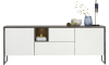 XOOON - Glasgow - Minimalistisches Design - Sideboard 230 cm - 2-Türen + 2-Laden + 1-Nische (+ LED)