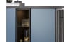 XOOON - Glasgow - Minimalistisches Design - Highboard 115 cm - 3-Türen + 2-Laden + 2-Nischen (+ LED)