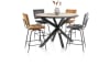 H&H - Avalox - Industriel - table de bar ronde 150 x 120 cm