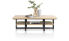 XOOON - Belo - Industriel - table basse 120 x 60 cm + 1-niche