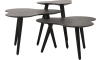 COCOmaison - Coco Maison - Industriel - Cas jeu de 3 tables d&#39;appoint H46-39-32cm