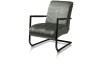 Henders & Hazel - Angelica - Industriel - fauteuil rough off black