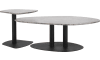 COCOmaison - Coco Maison - Moderne - Lieze jeu de 2 tables d&#39;appoint H46-35cm