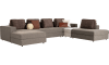 XOOON - Verona - Design minimaliste - Canapes - 2-places element sans accoudoir