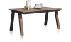 H&H - Oxford - Pur - table a rallonge 200 x 100 cm. (+ 80 cm.)