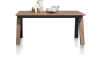 H&H - Oxford - Pur - table a rallonge 200 x 100 cm. (+ 80 cm.)