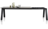 H&H - Stanford - Pur - table à rallonge 170 (+ 60) x 100 cm