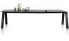 H&H - Stanford - Pur - table à rallonge 140 (+ 60) x 100 cm