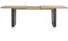 Henders & Hazel - Metalox - Industriel - table à rallonge 160 (+ 50) x 100 cm