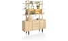 Henders & Hazel - Homestead - vaisselier 150 cm - 2-portes + 3-tiroirs + 3-niches (+ LED)