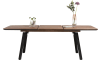 XOOON - Halmstad - design Scandinave - table a rallonge 160 (+ 60) x 100 cm