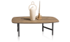 XOOON - Fresno - Industriel - table basse 100 x 55 cm - placage droit