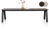 Henders & Hazel - Stanford - Pur - table à rallonge 140 (+ 60) x 100 cm