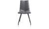 XOOON - Artella - Skandinavisches Design - Stuhl - 4-Füße schwarz - Pala anthrazit