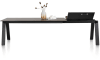 Henders & Hazel - Stanford - Pur - table à rallonge 140 (+ 60) x 100 cm
