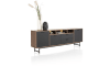 XOOON - Torano - Minimalistisches Design - Sideboard 230 cm - 3-Türen + 2-Laden + 3-Nischen (+ LED)