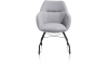 XOOON - Liva - fauteuil - cadre off-black avec roulettes